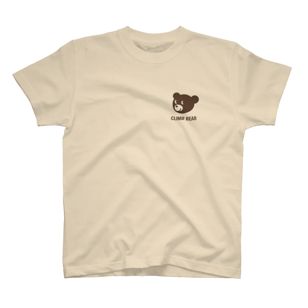 muneji_origamiのCLIMB BEAR（バックプリント） Regular Fit T-Shirt