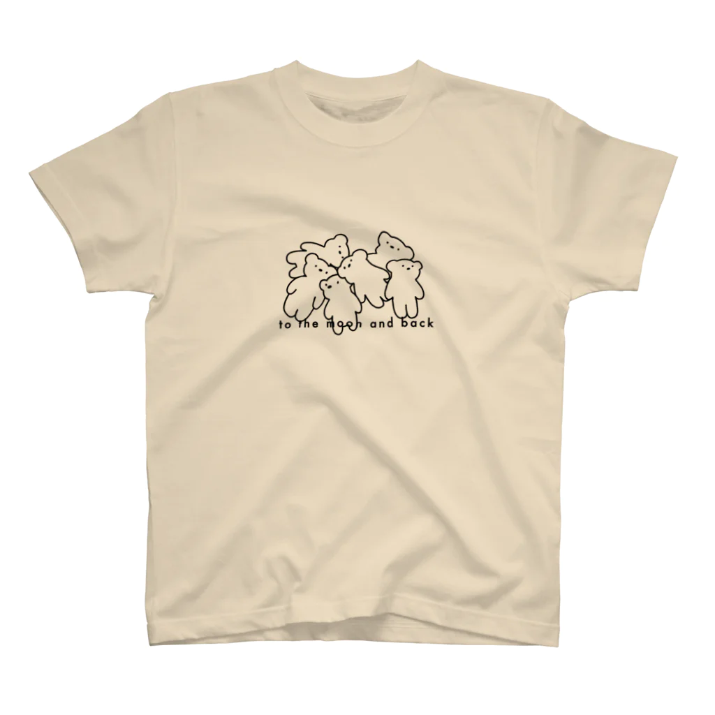 ▷            chiroruの🐻:くまがいっぱいコレクション スタンダードTシャツ