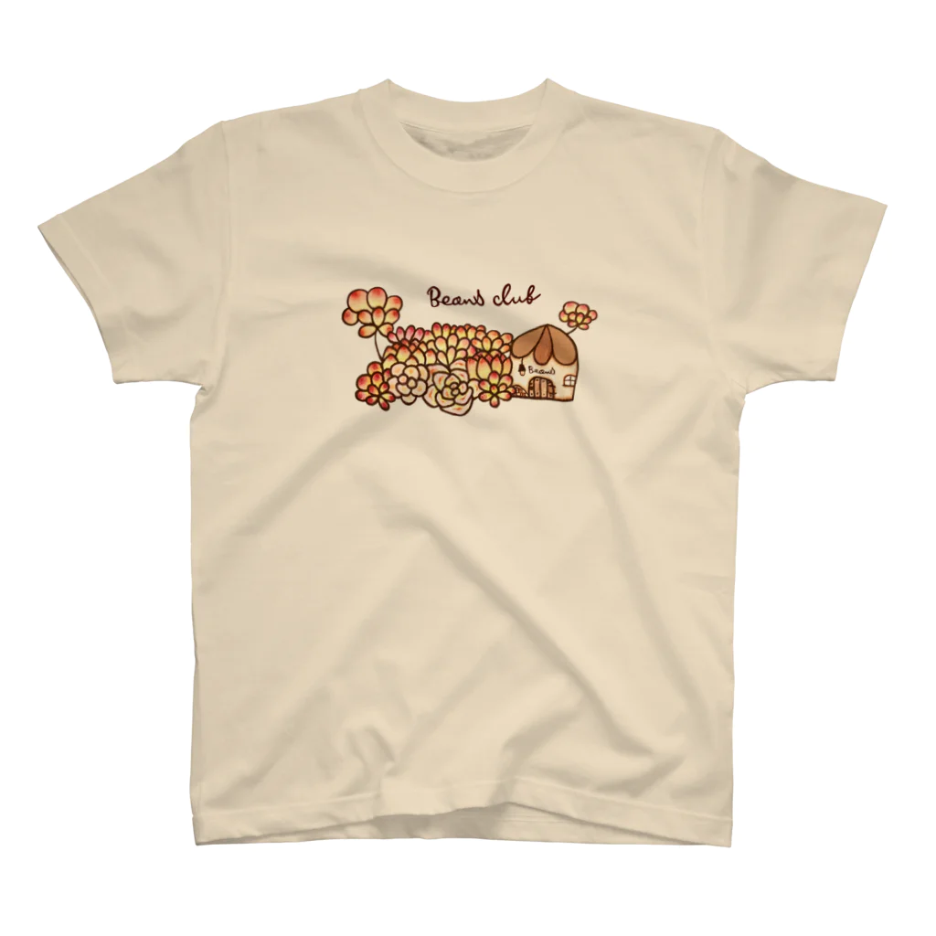 Beansclubの多肉とこだてちゃんTシャツ スタンダードTシャツ