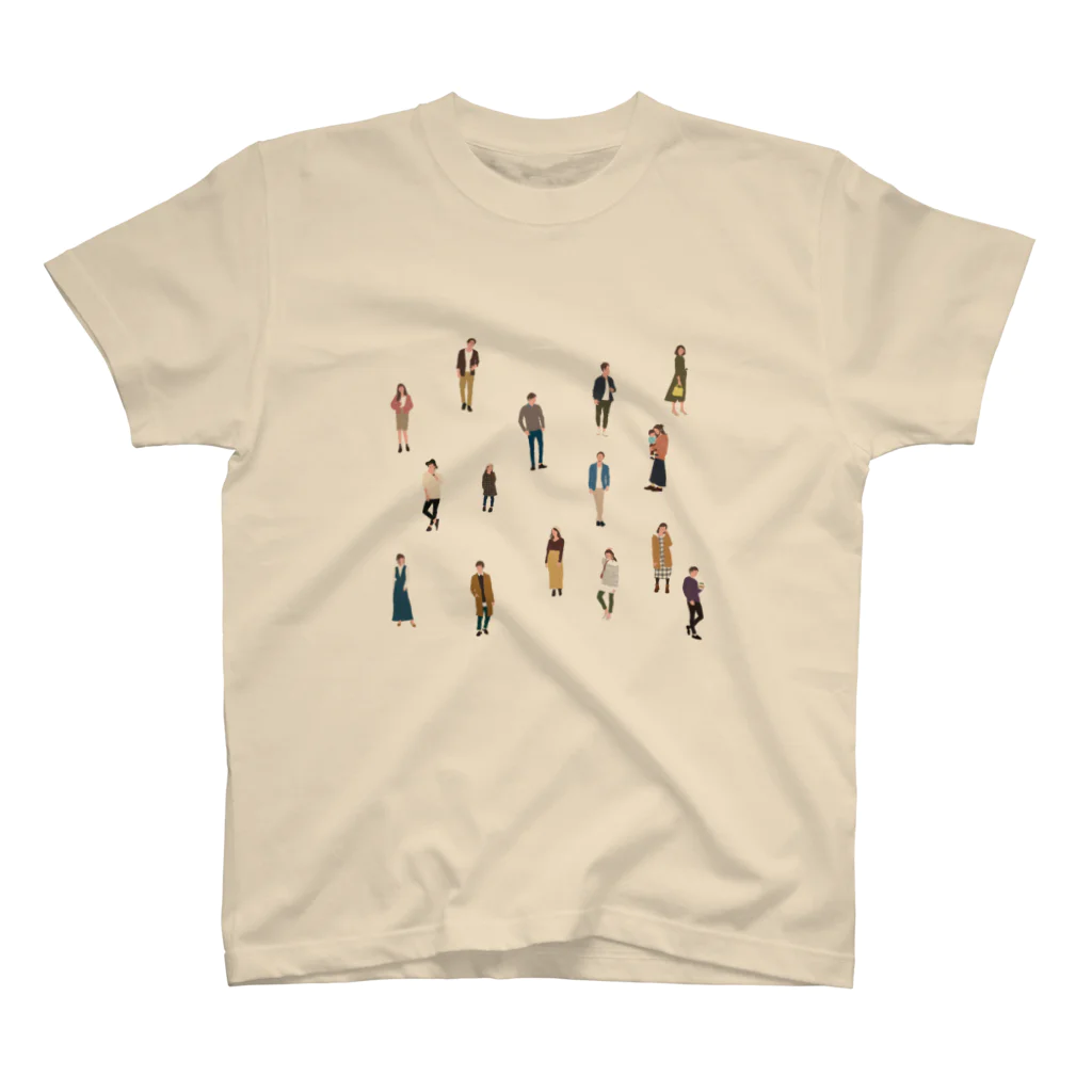 osunariのMany people スタンダードTシャツ