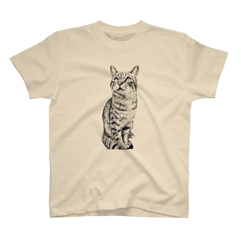 ちばっちょ【ち畳工房&猫ねこパラダイス】のトラ猫トラ君 Regular Fit T-Shirt