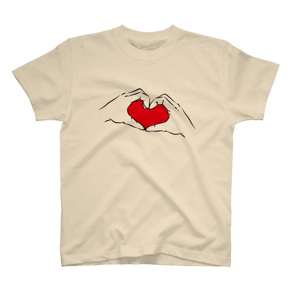 みけにっけ商店のHeart Regular Fit T-Shirt