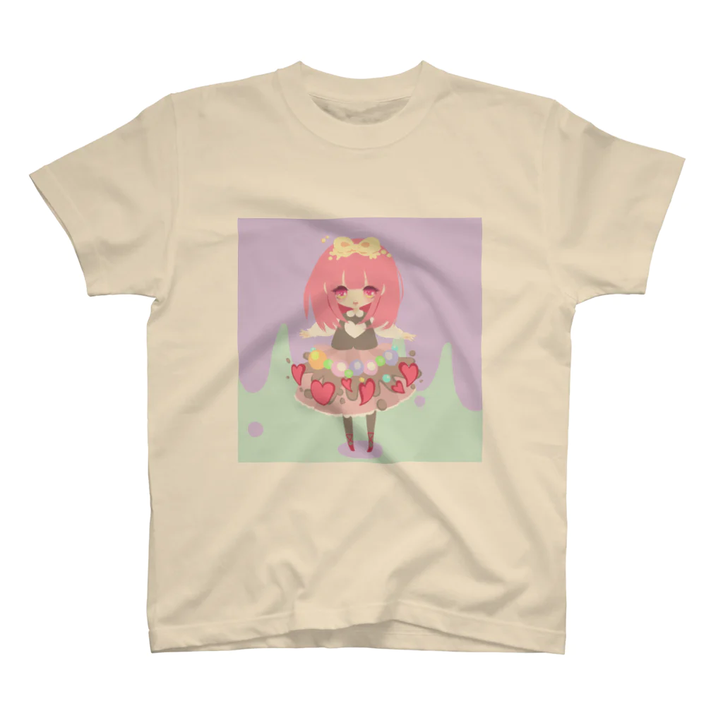 かどべや。のはーとのおひめさま スタンダードTシャツ