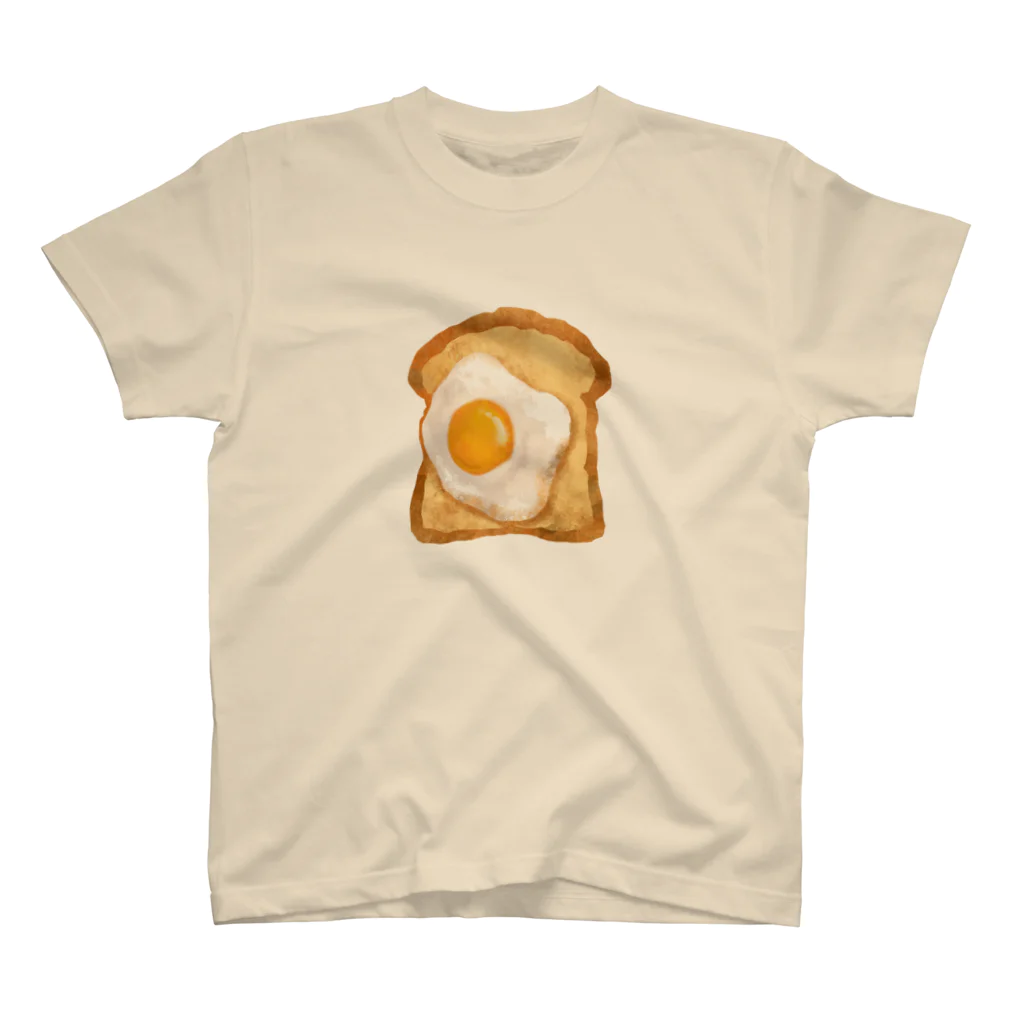 うーぴーの目玉焼きトースト スタンダードTシャツ