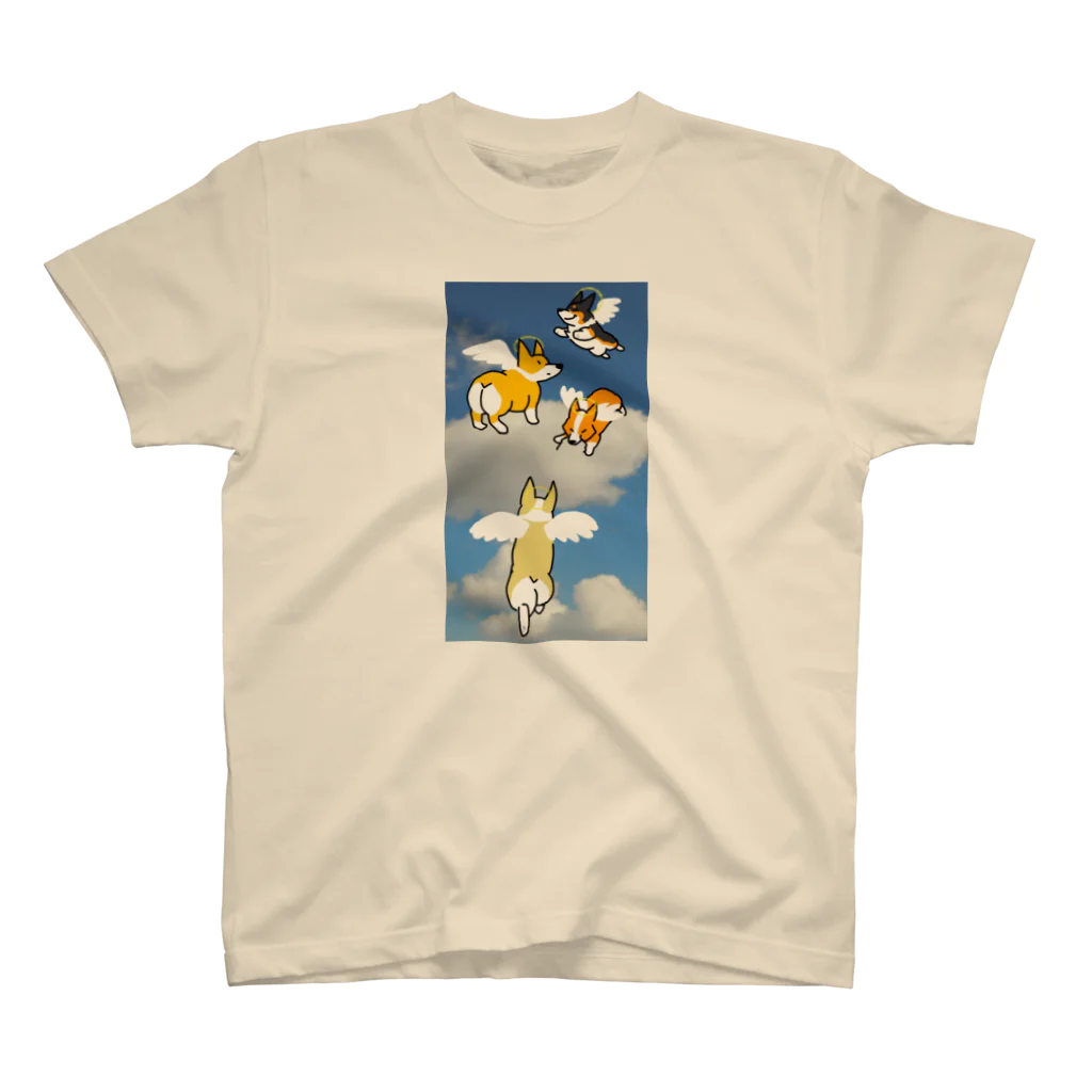 KEYcorgiの天使コギ Regular Fit T-Shirt