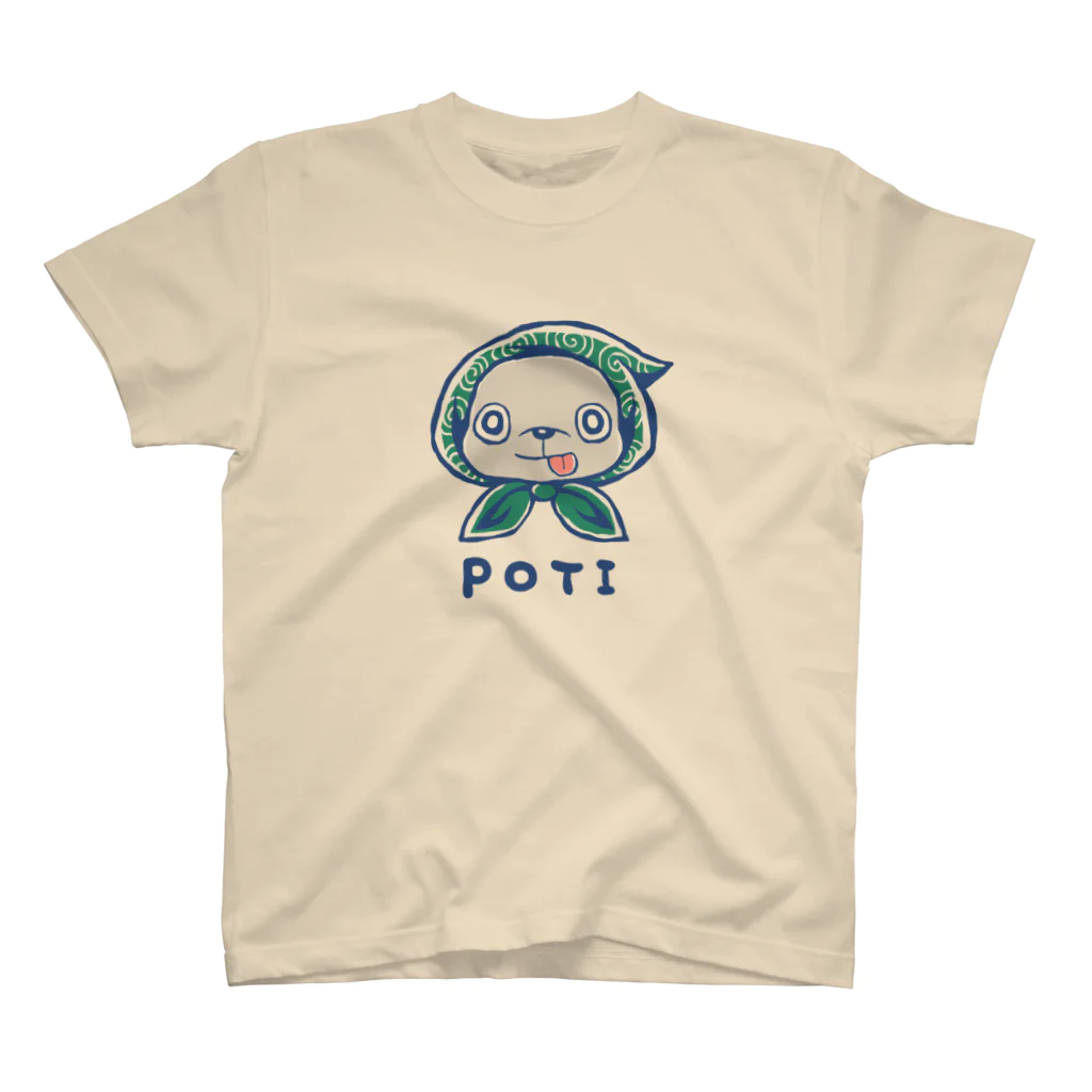 キャットタング鈴原のPOTIくん（カラー） スタンダードTシャツ