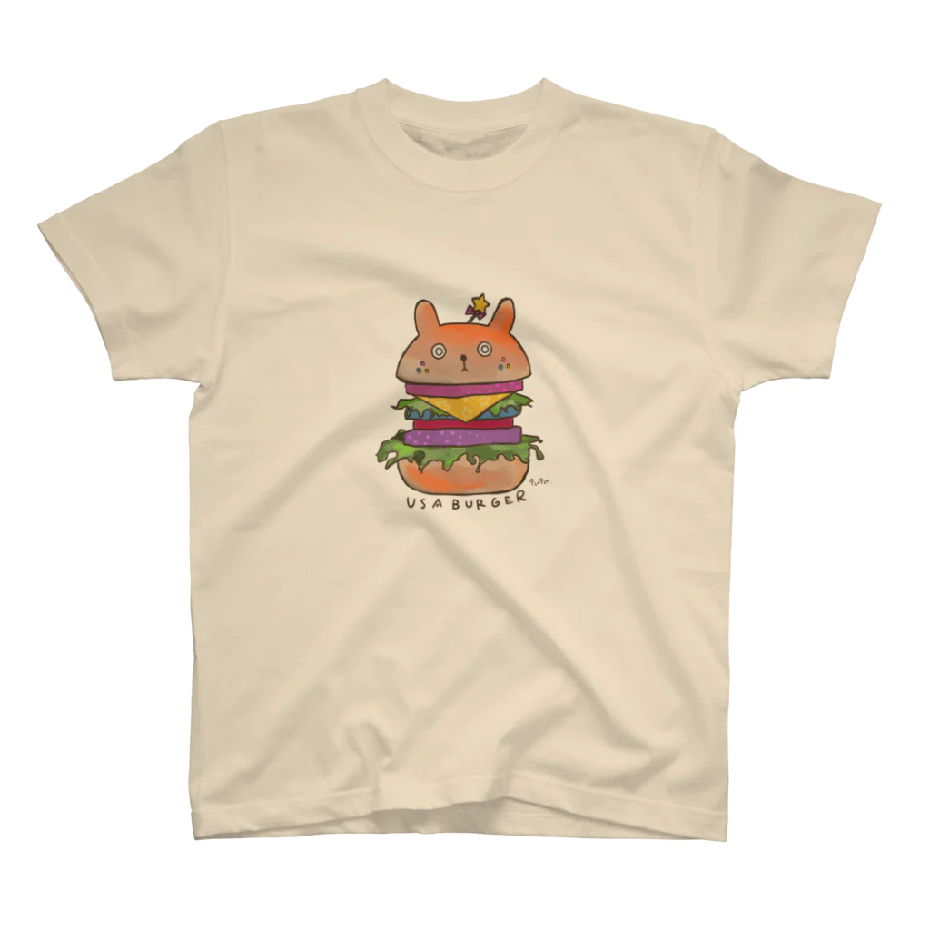 1616  -ｲﾁﾛｸｲﾁﾛｸ-のUSABURGER スタンダードTシャツ