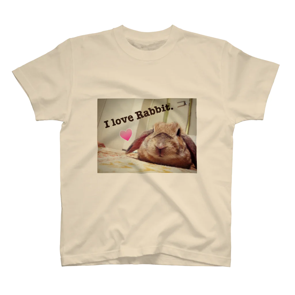 suzucafe"のI love Rabbit. スタンダードTシャツ