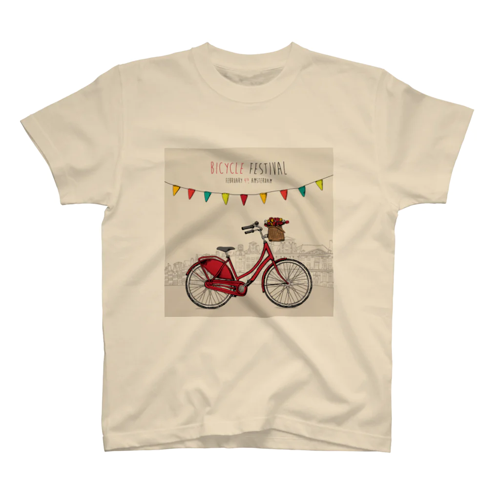 フラット（公式アカウント）のbicycle festival スタンダードTシャツ