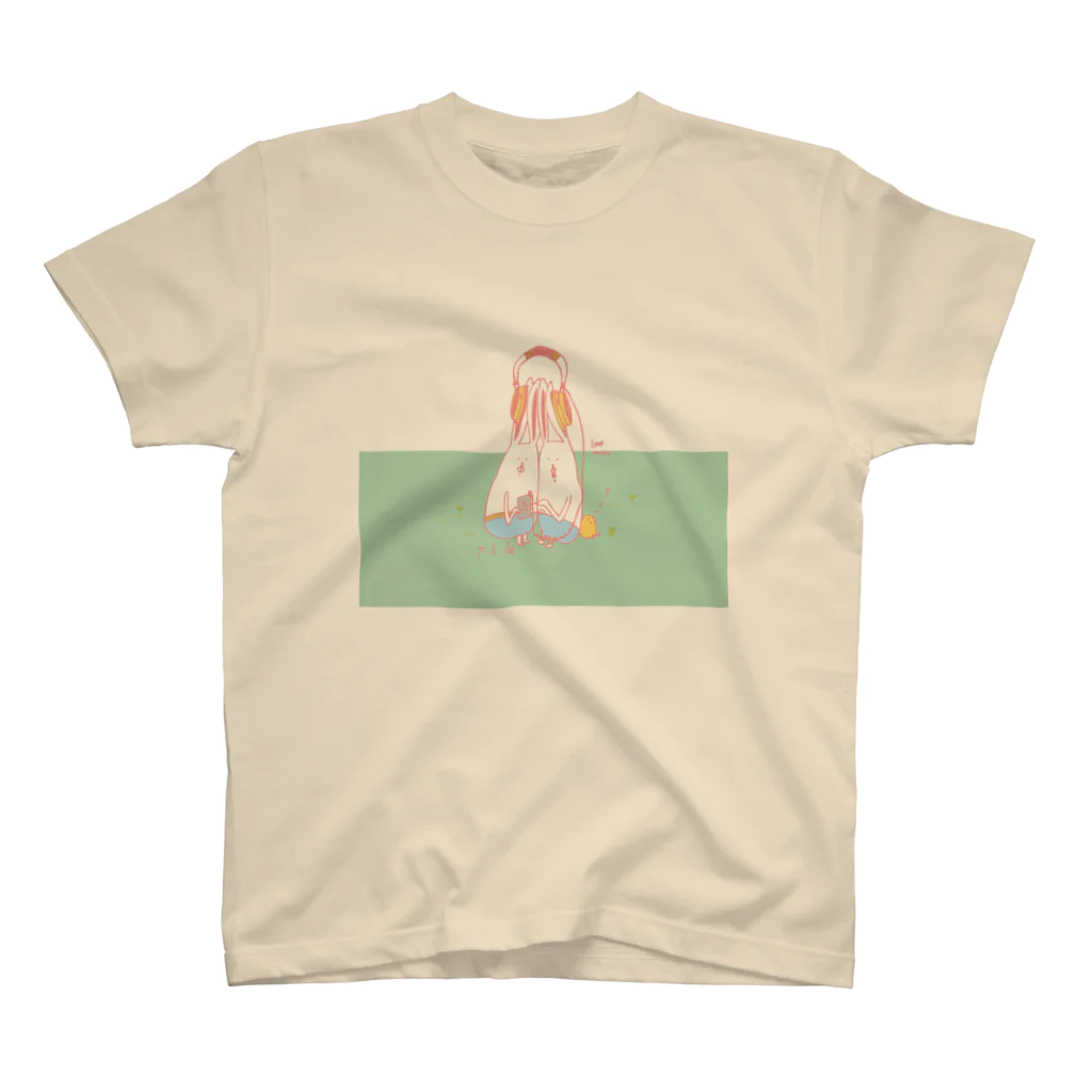 イヌブシユウスケのLOVE MUSIC スタンダードTシャツ