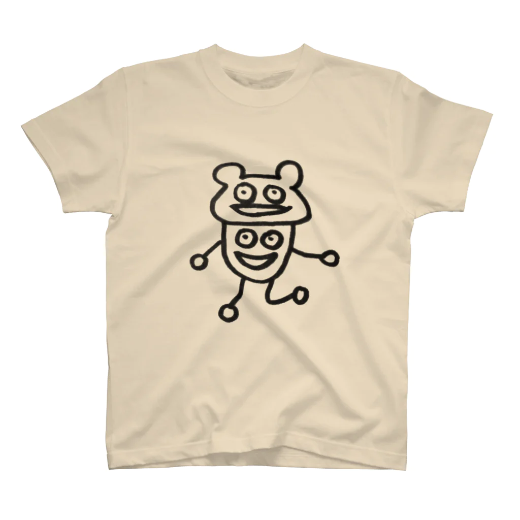 wanwanwanoeの狂気くん。 スタンダードTシャツ