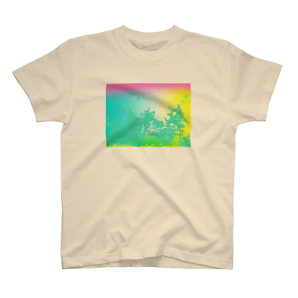 sky-sky-skyの森林浴 Regular Fit T-Shirt