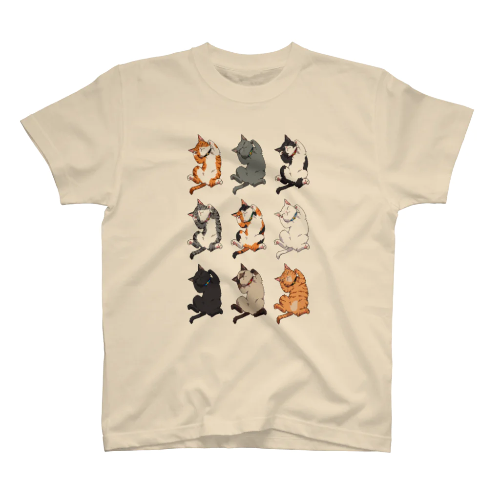 香山のヘソ天猫 スタンダードTシャツ