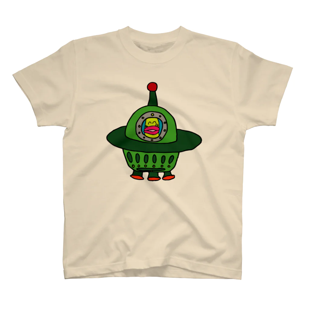 FUPPU+STOREの宇宙船フップくん スタンダードTシャツ