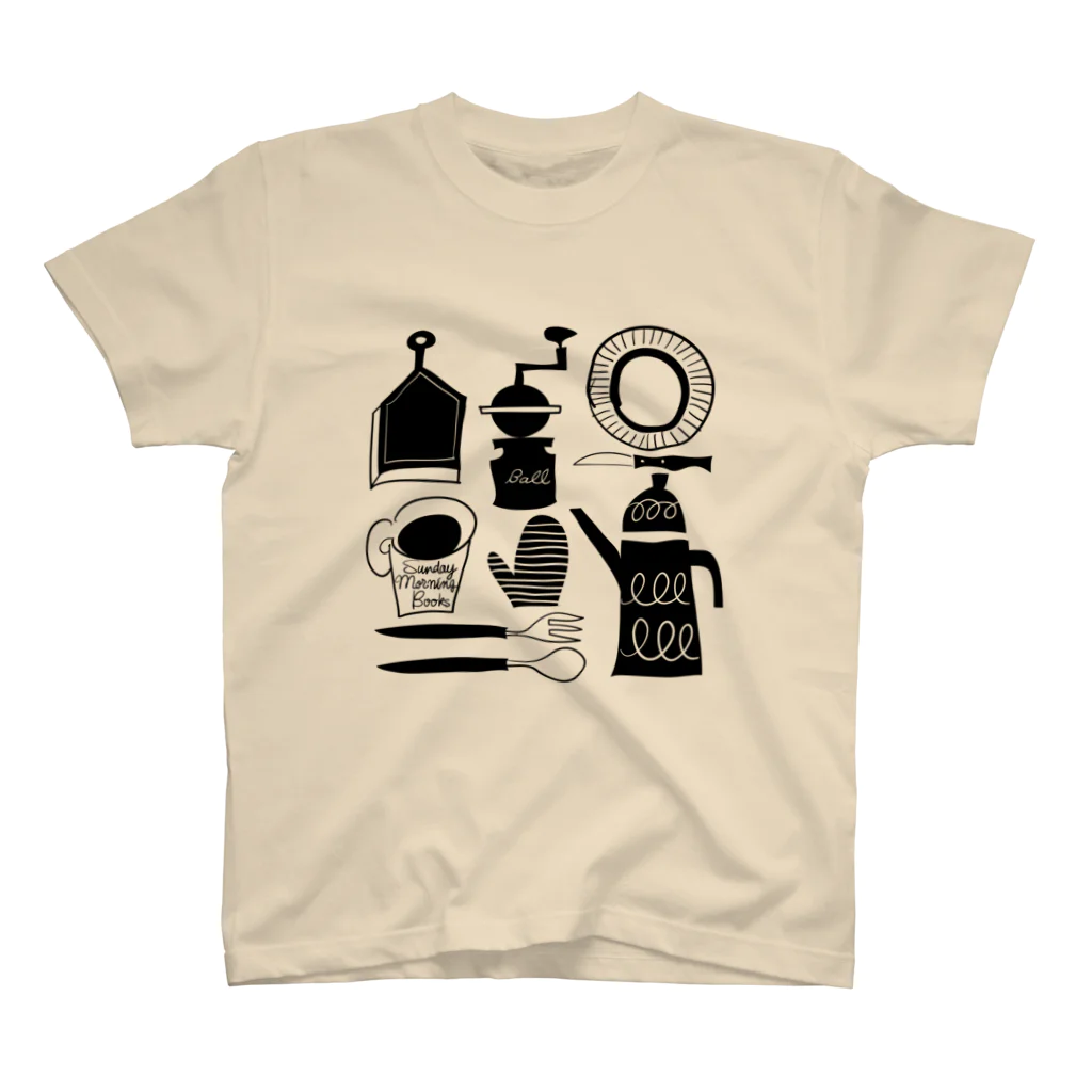 mixpop.netのsunday morning books スタンダードTシャツ