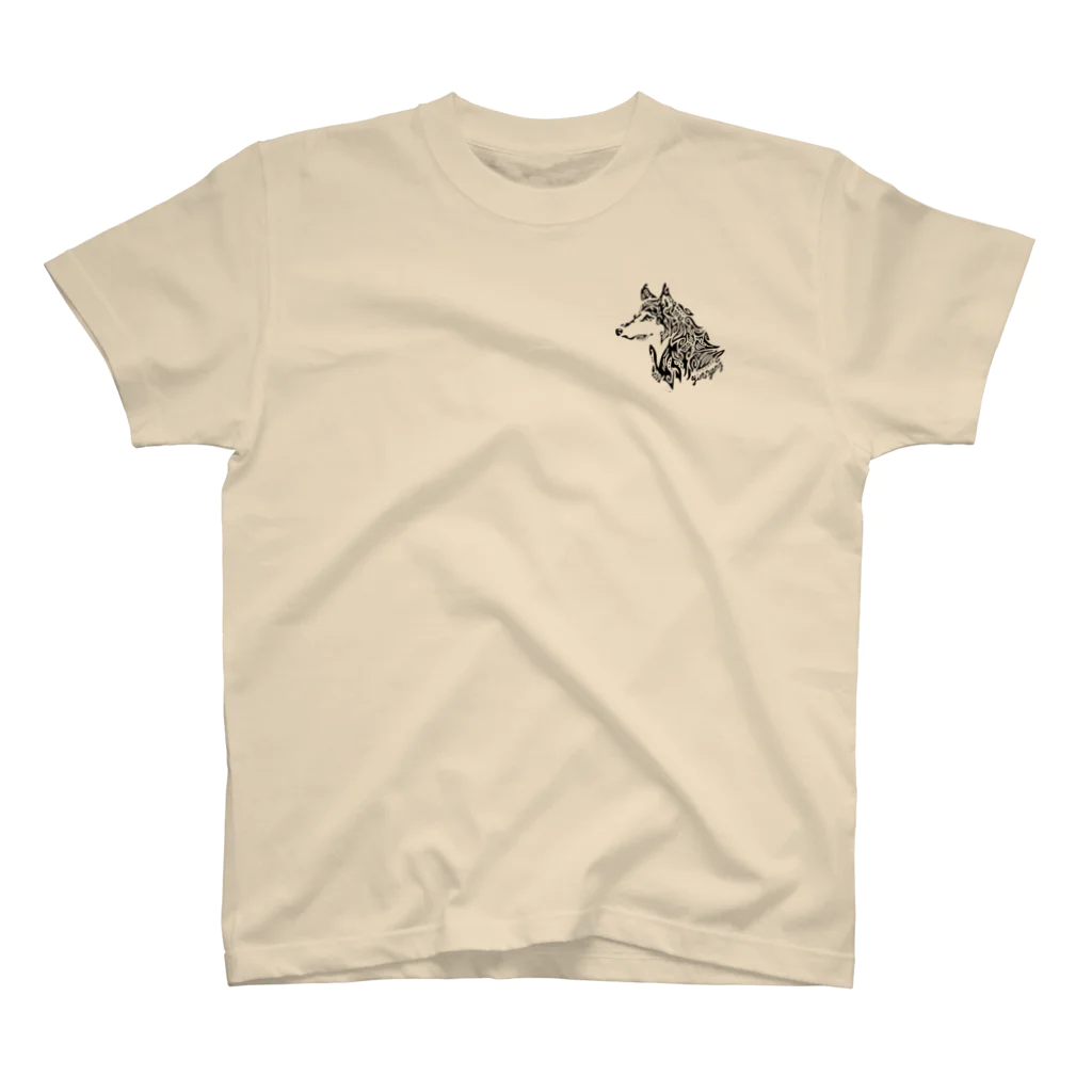 yin-yangの一匹狼 Regular Fit T-Shirt