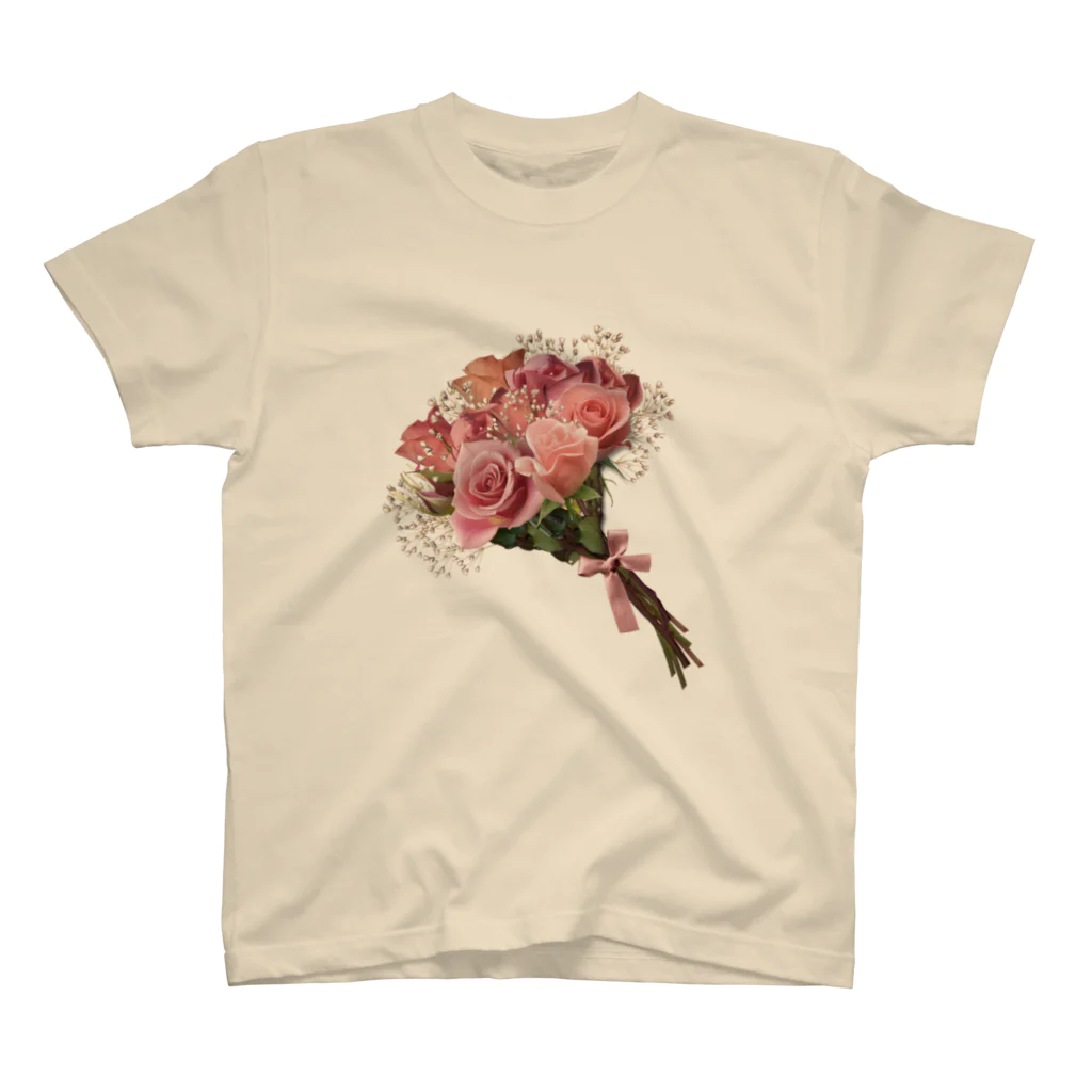 spino121のバラ柄 スタンダードTシャツ