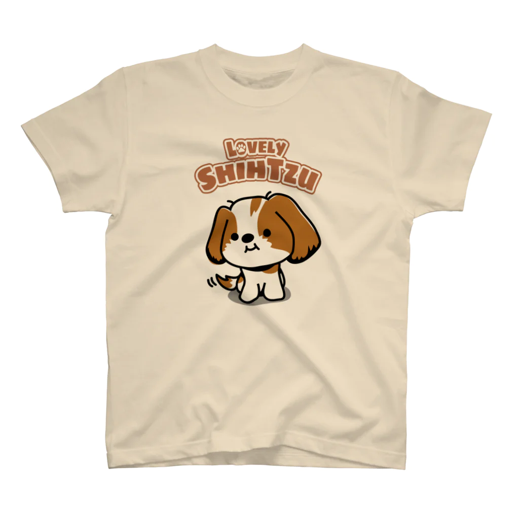 ぽんずのLovelyシーズー犬グッズのゆるかわシーズーＴシャツ#1 Regular Fit T-Shirt