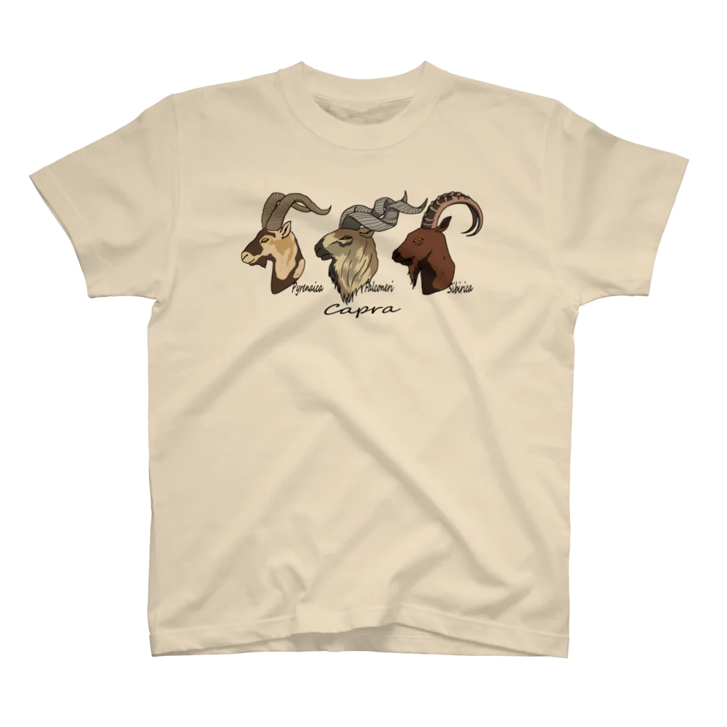 KlaboのWild goat in the world スタンダードTシャツ