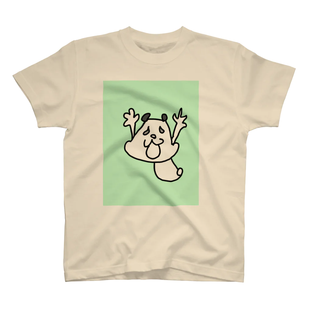 　さみたろの襲いかかるパンダ スタンダードTシャツ