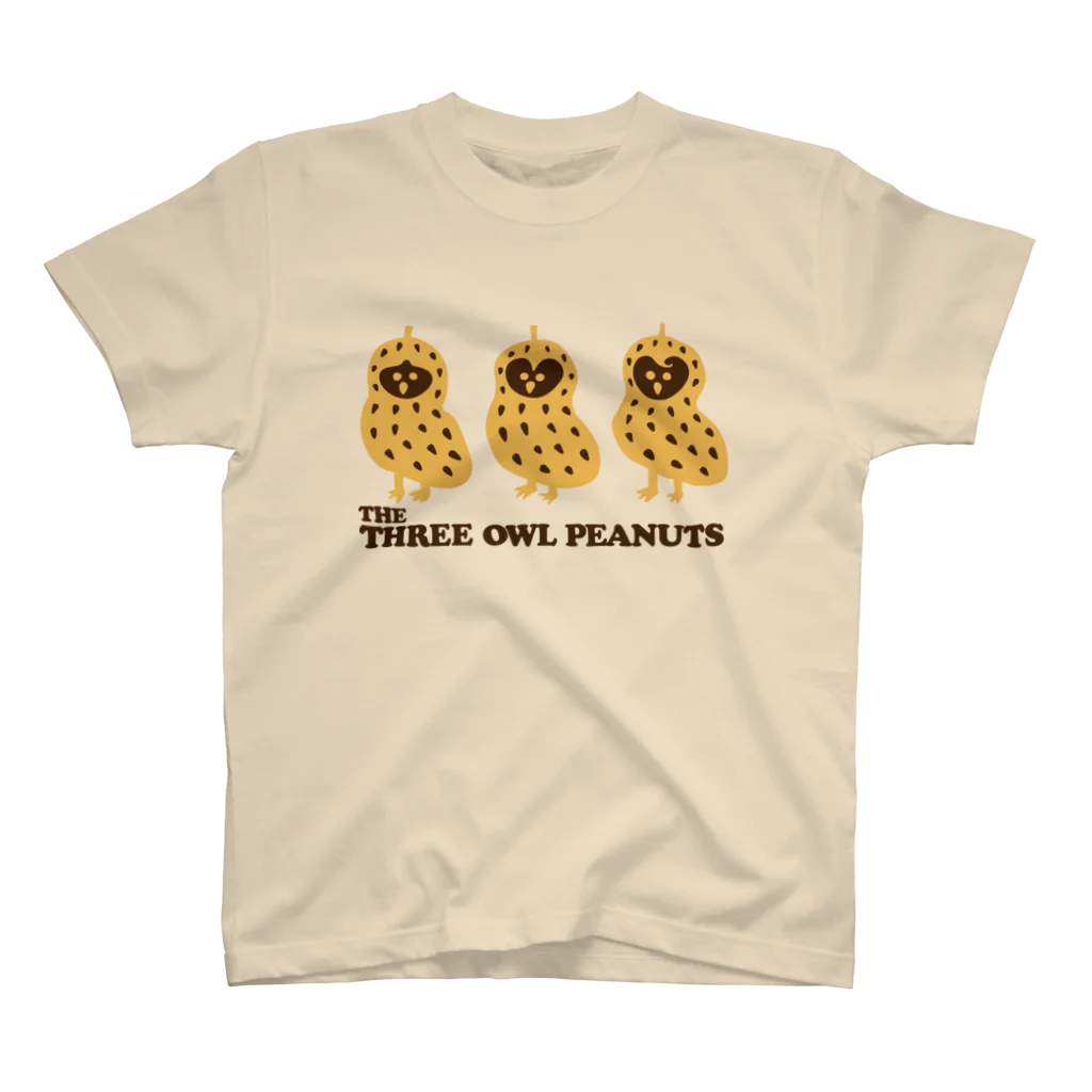 Takechan shopの【THE THREE OWL PEANUTS】 スタンダードTシャツ