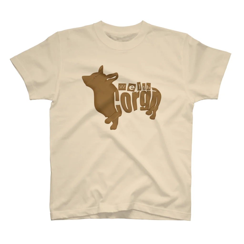 AURA_HYSTERICAのWelsh_Corgi スタンダードTシャツ