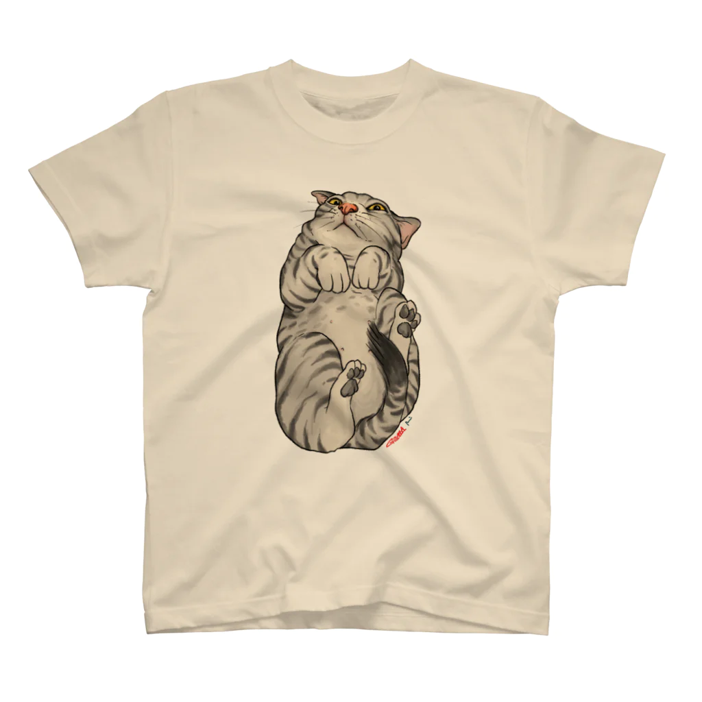 ねこのひげのゴマちゃん(猫)グッズ スタンダードTシャツ