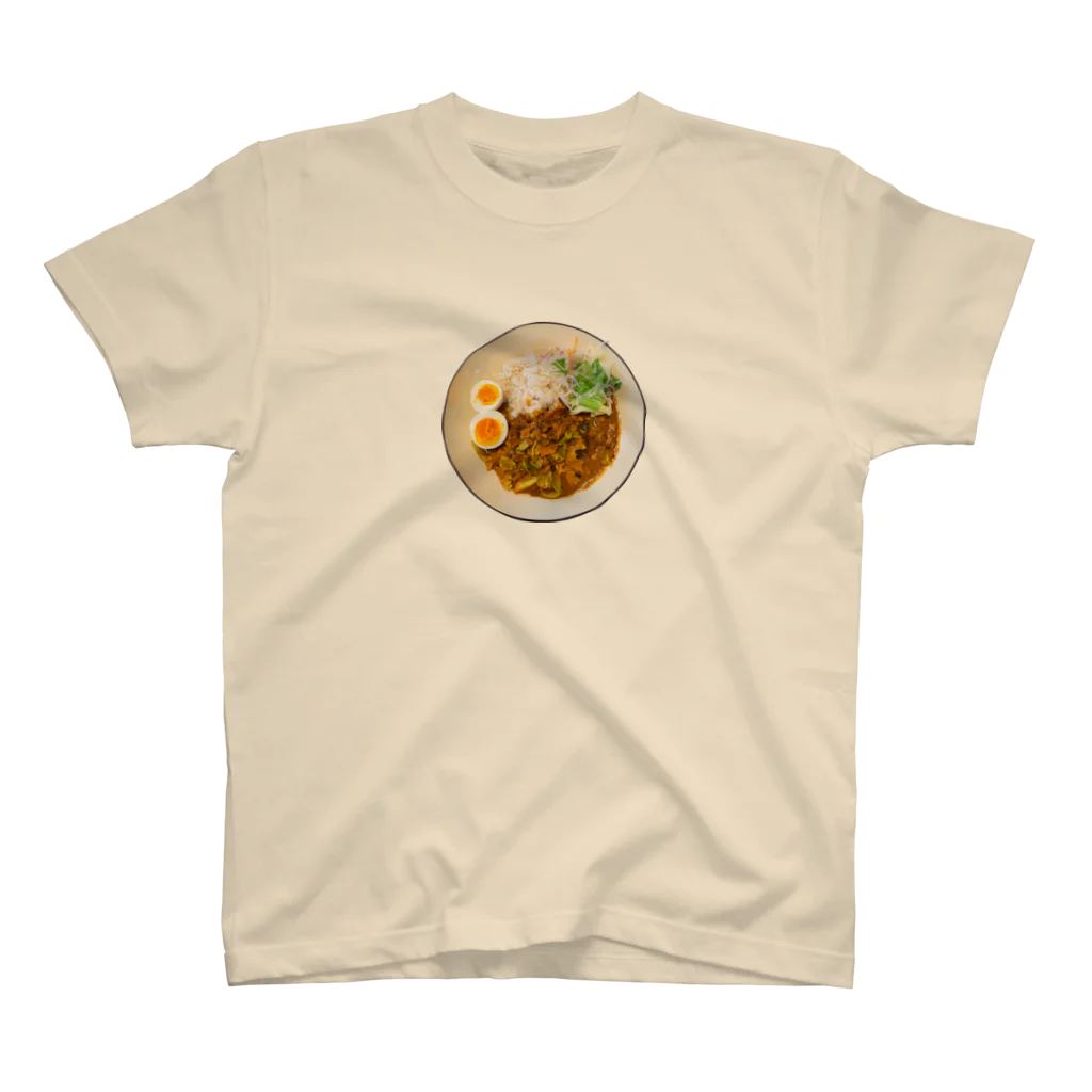 スナックキミドリ -購買部-の朝カレーハムキャベツ スタンダードTシャツ