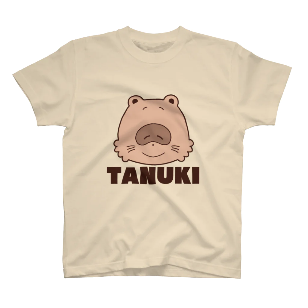 なご村🍙のなごむぜ！タヌキさん スタンダードTシャツ