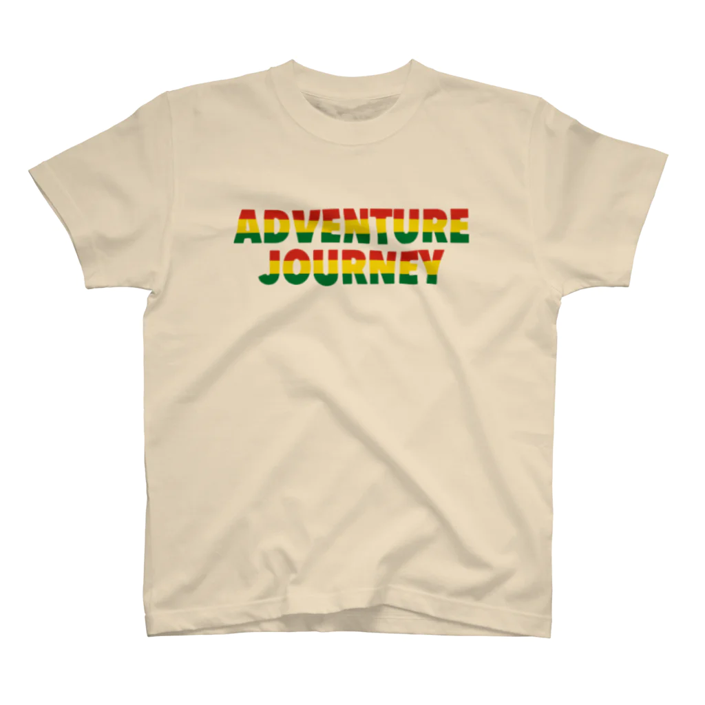 ADVENTUREJOURNEYのRASTA🇯🇲BIGLOGO スタンダードTシャツ