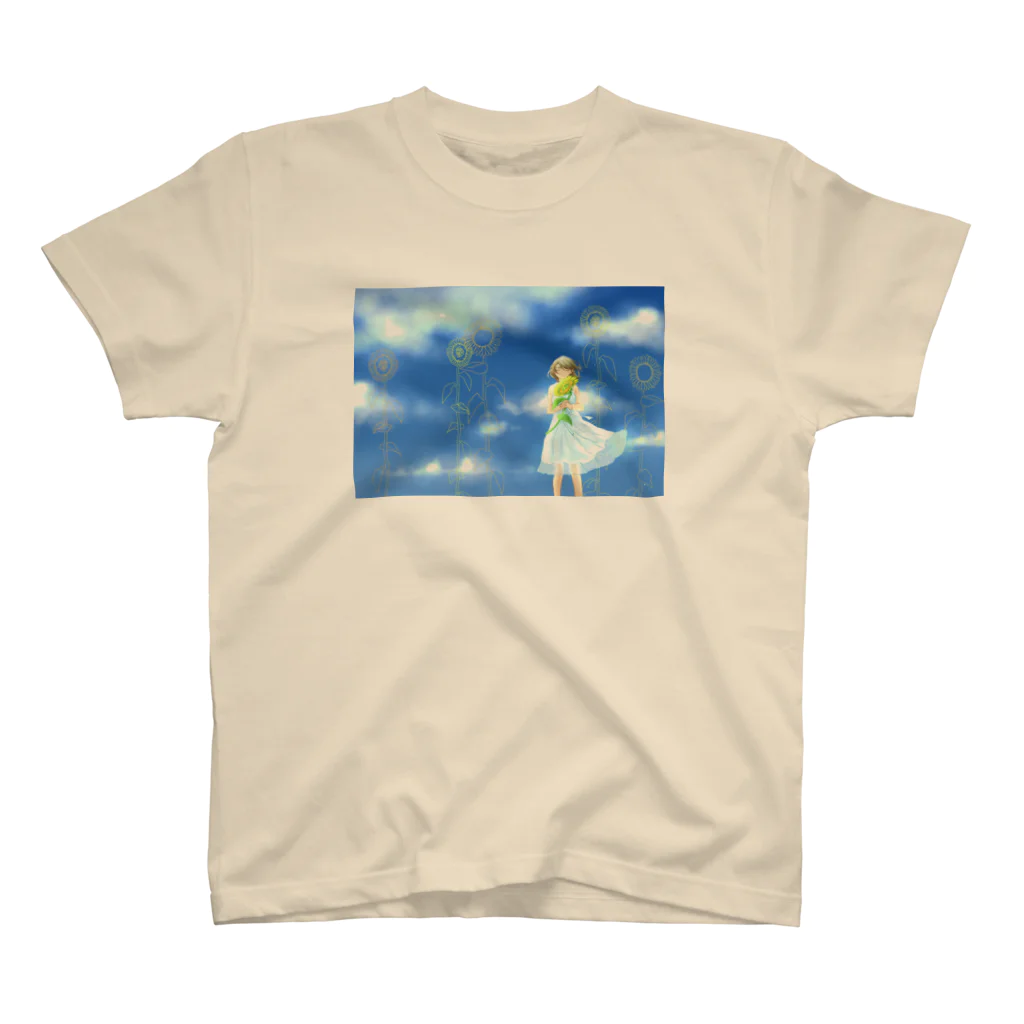 啓太のひまわりとそら スタンダードTシャツ