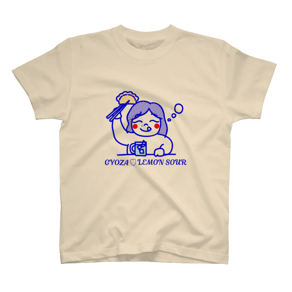 モンゴルナイフですのGYOZA♡LEMON SOUR スタンダードTシャツ