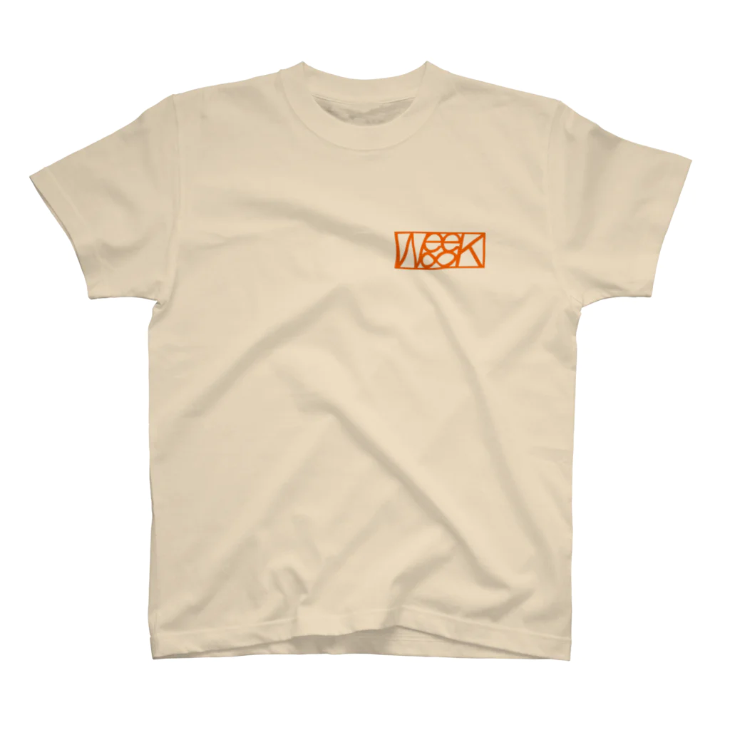 We∞eK -endless week-の控えめロゴＴシャツ スタンダードTシャツ