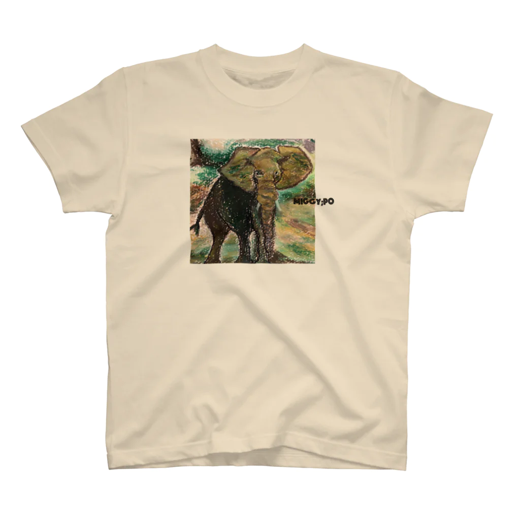 ミキアツシのElephant スタンダードTシャツ