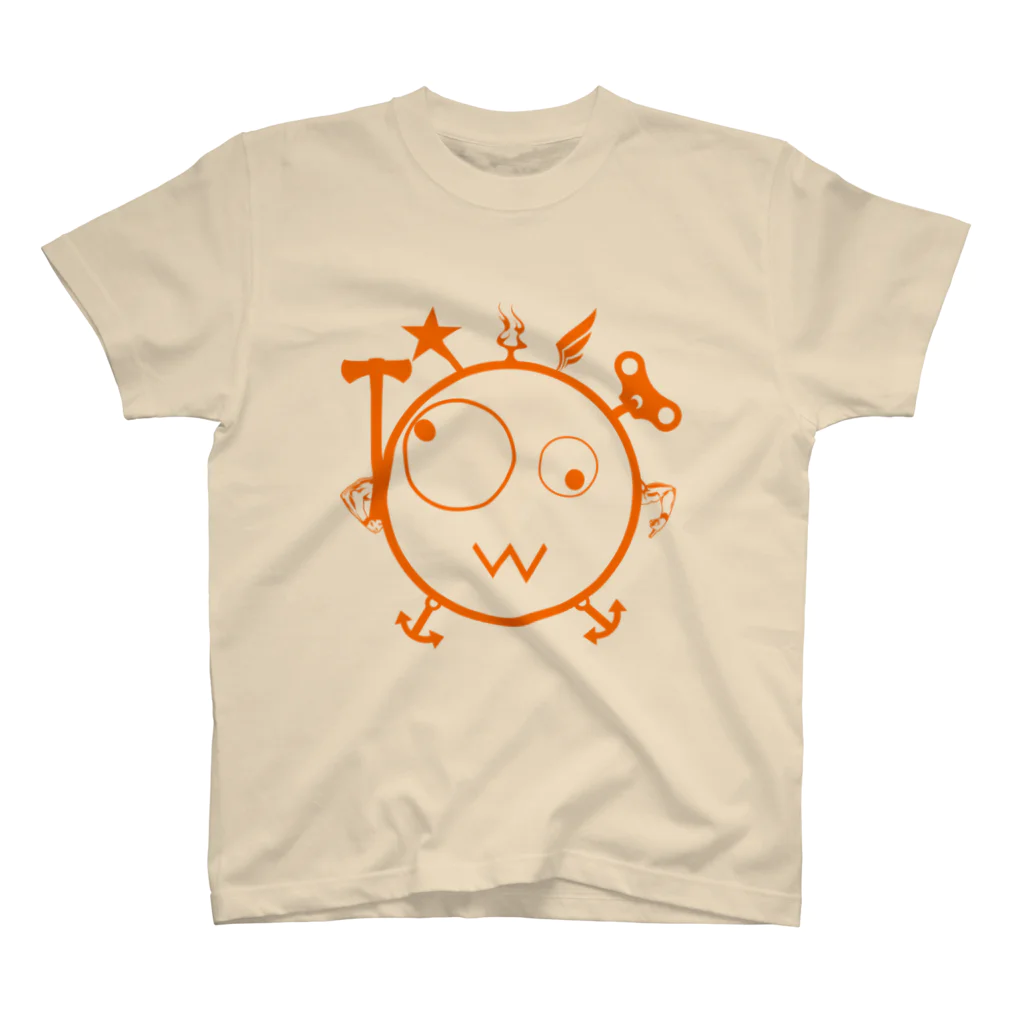 Kpyhnのキェキェ(orange) スタンダードTシャツ