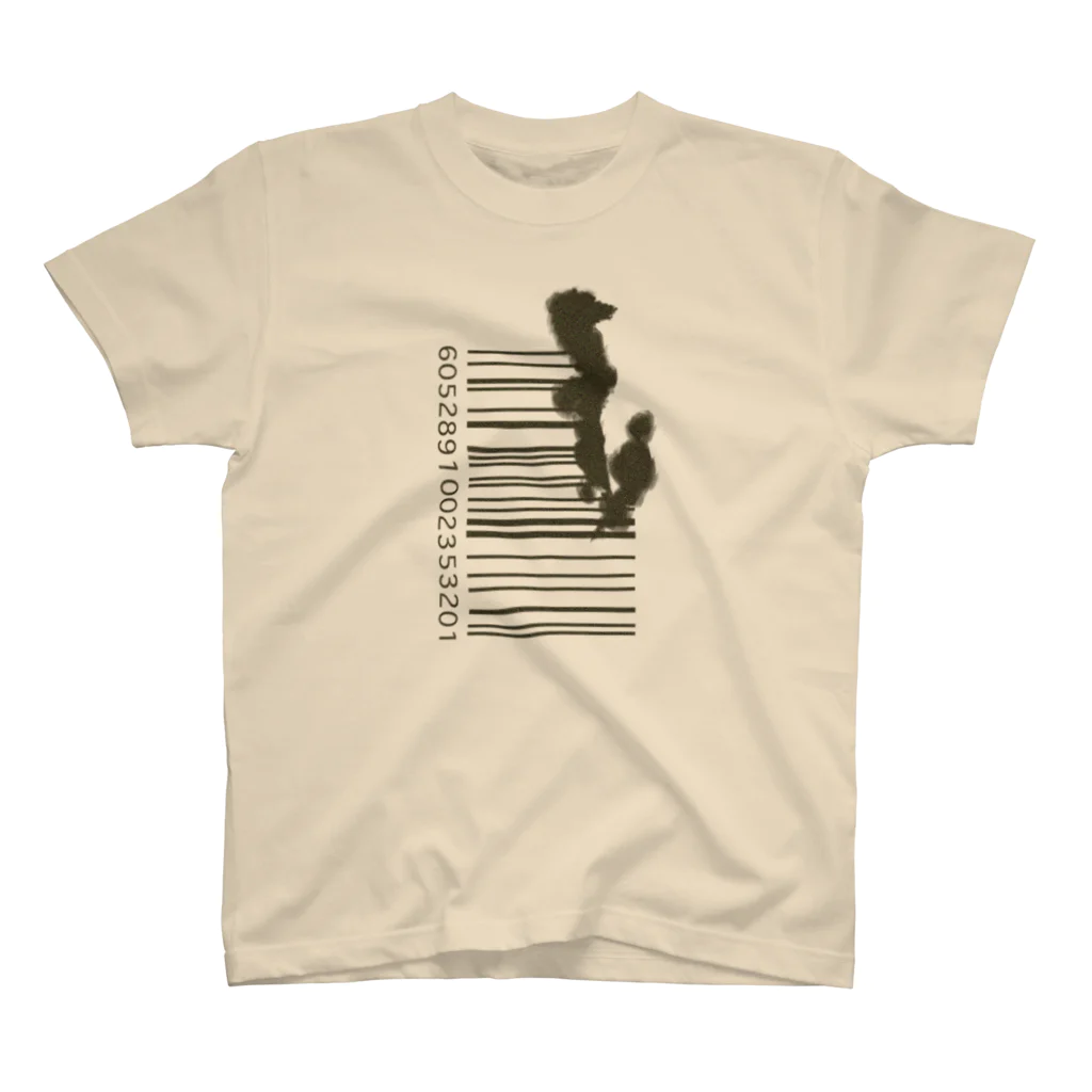 cw_drawのBAR CODE (G) Regular Fit T-Shirt