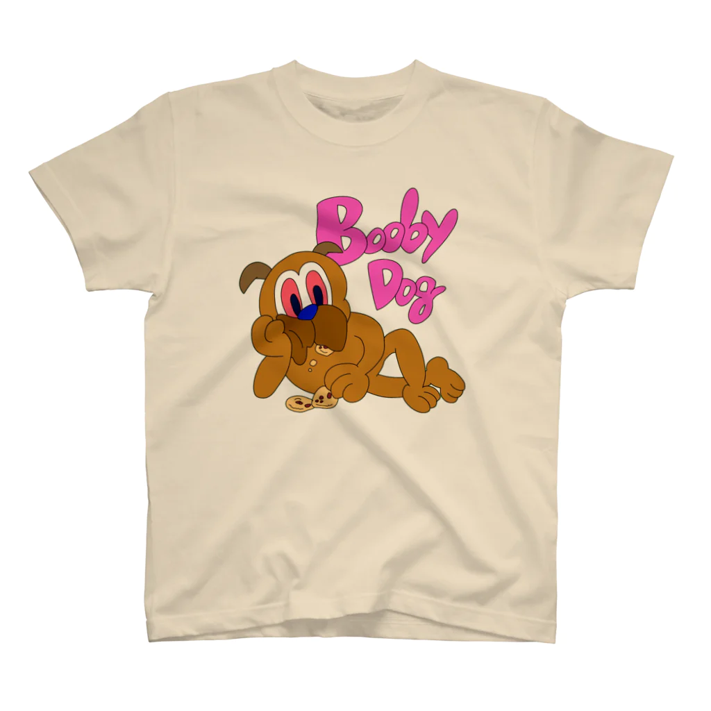 queer_lollipop_pepperのboobydog Regular Fit T-Shirt