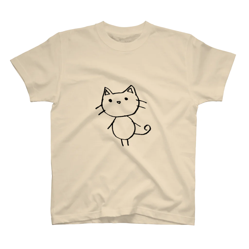 まるいはこのらくがき風ねこ スタンダードTシャツ