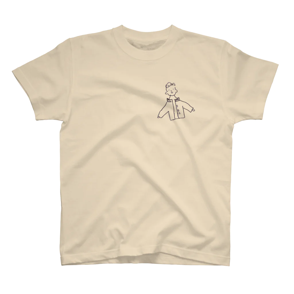 e-nagaのロンドンの男の子 Regular Fit T-Shirt