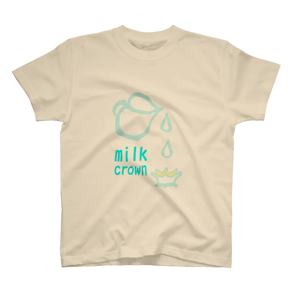 りとるぼっちのmilkcrown スタンダードTシャツ