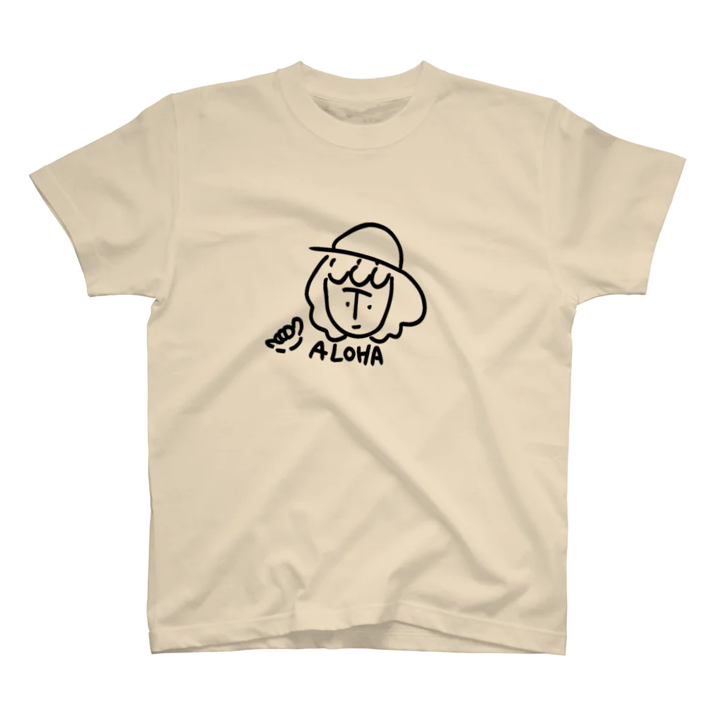 AloaloのALOHA Tシャツ スタンダードTシャツ