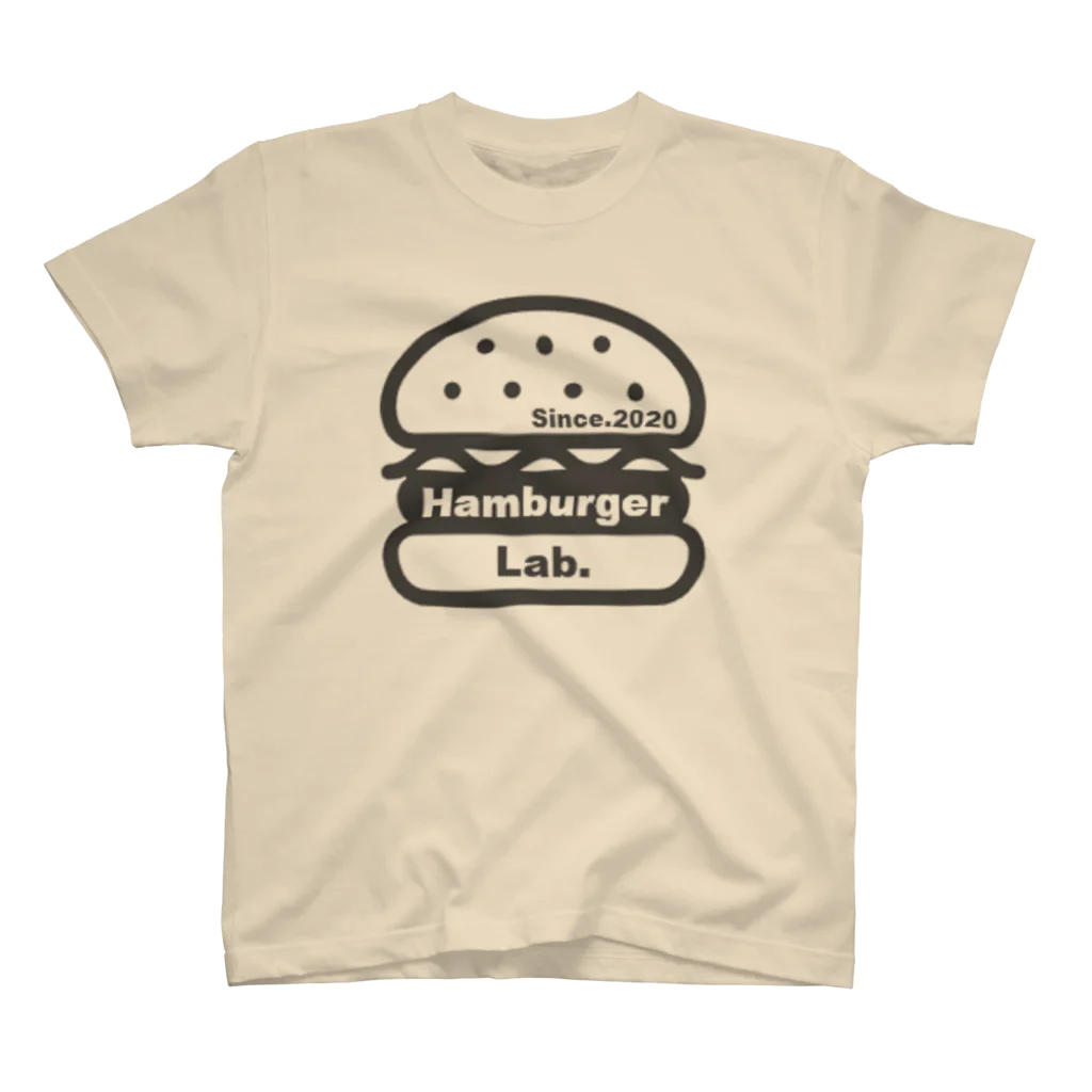メガネ@バーガーけんきゅういんのHambuger Lab.  Regular Fit T-Shirt