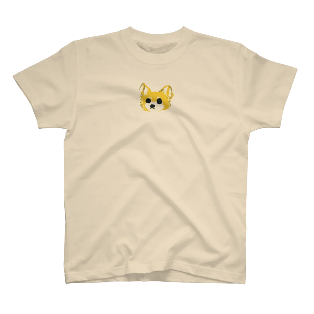 古屋智子（TomokoFuruya）のわんこの茶色ちゃん スタンダードTシャツ