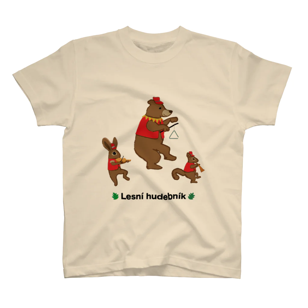 はまだみわのLesní hudebník スタンダードTシャツ