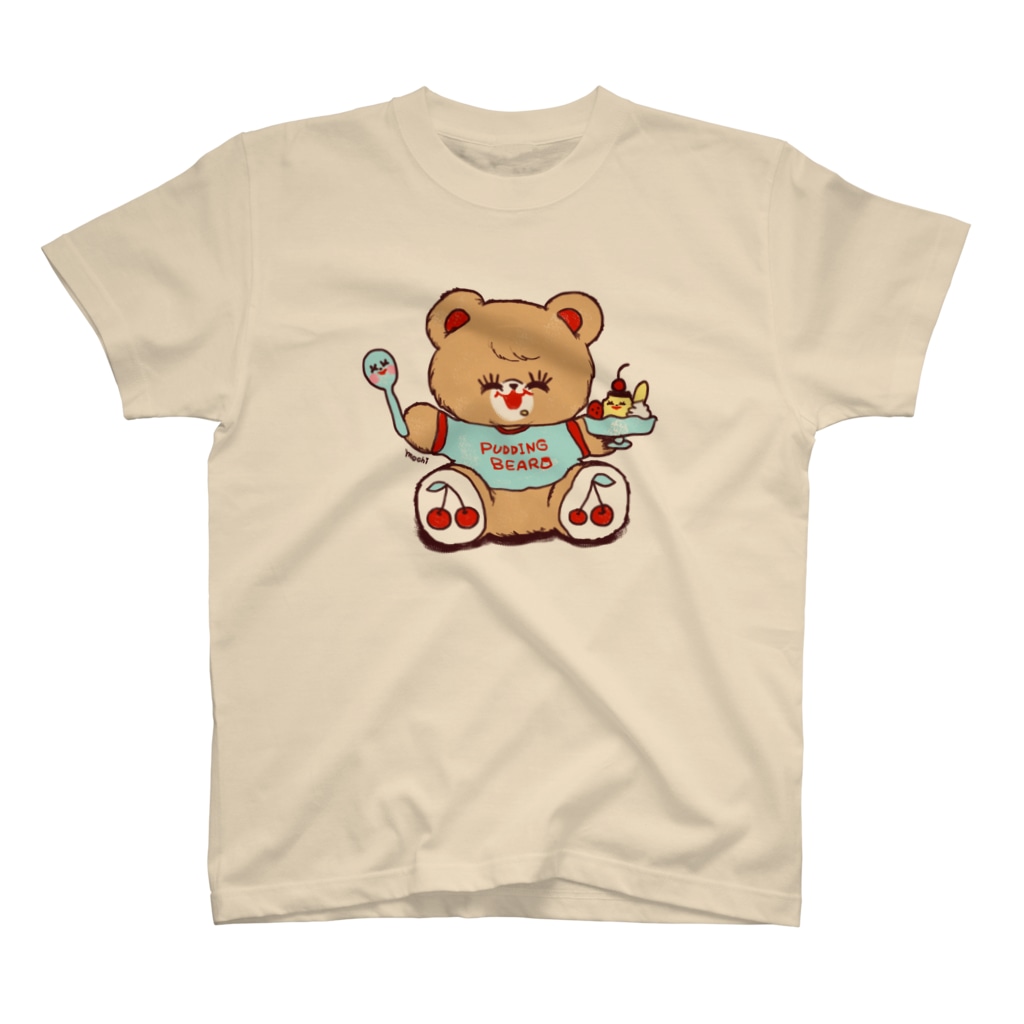 プリン大好きくま ちゃめっこまうす Yamemouse のスタンダードtシャツ通販 Suzuri スズリ