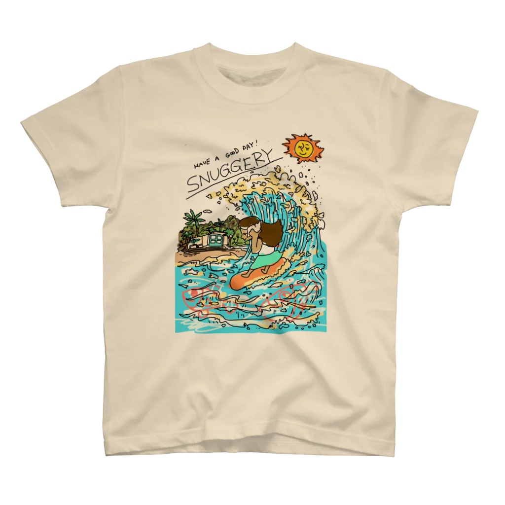 ハワイアンコンテナカフェ SNUGGERY (スナッグリー)のwave Regular Fit T-Shirt