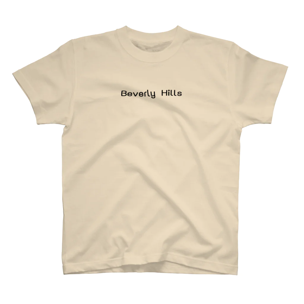 べる🌹のBeverly Hills ロゴ Regular Fit T-Shirt