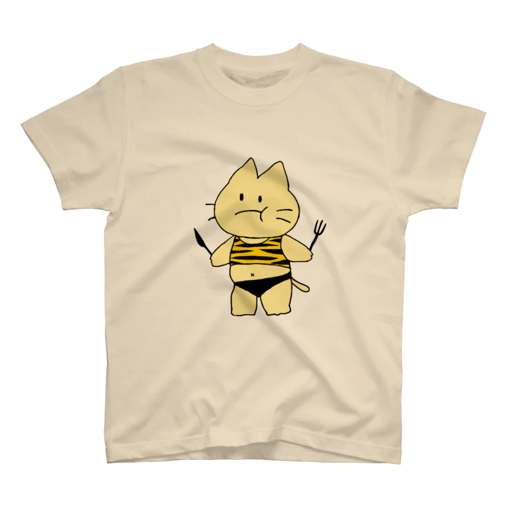 かしわざきのくいしんぼねこ スタンダードTシャツ