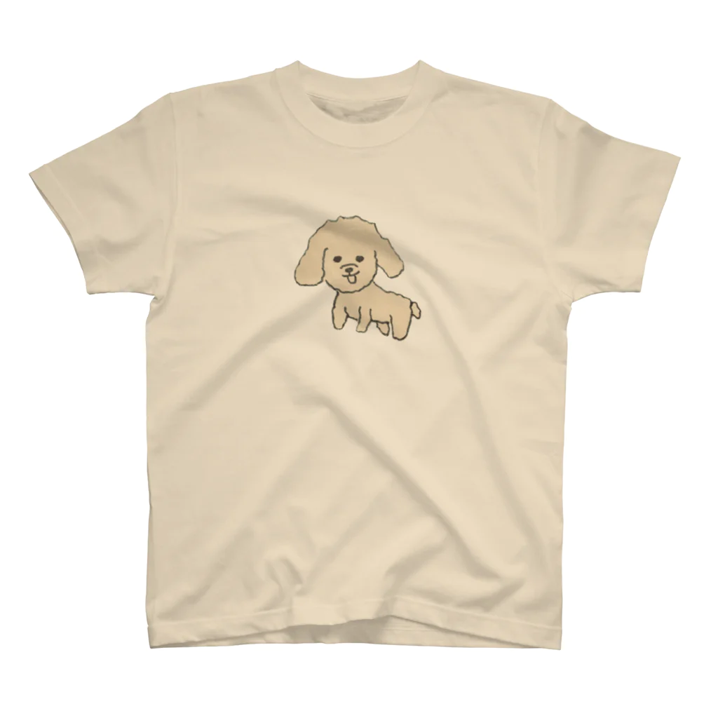 umeo3203のもふもふ犬 スタンダードTシャツ