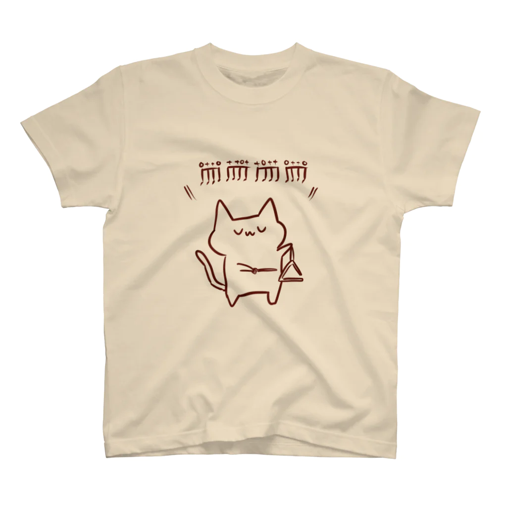 るるてあのトライアングルねこさん Regular Fit T-Shirt